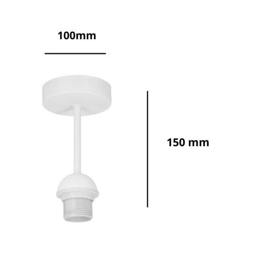 Brilagi plafonski luster party 1xE27/60W/230V prečnik 10 cm bela Slike