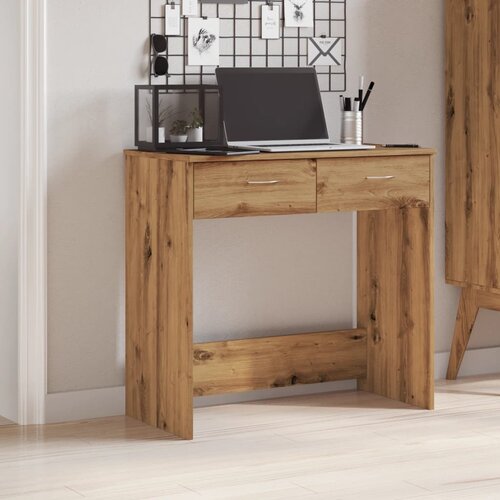 VidaXL Radni stol boja artisian hrast 80 x 40 x 75 cm od iverice Slike