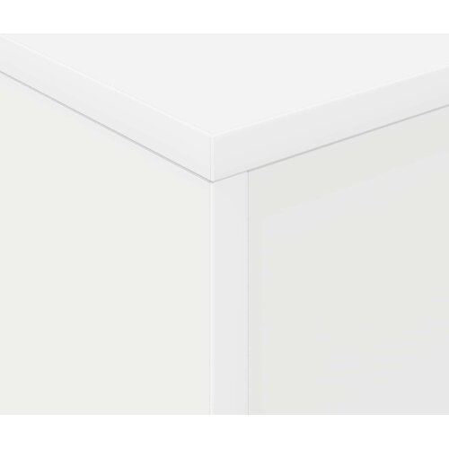  Polica za časopise Bijelo 70 x 41 x 156 cm Konstruirano drvo Slike