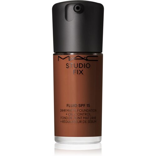 MAC Cosmetics Studio Fix Fluid SPF 15 24HR Matte Foundation + Oil Control matirajoči tekoči puder SPF 15 odtenek NC63 30 ml Cene