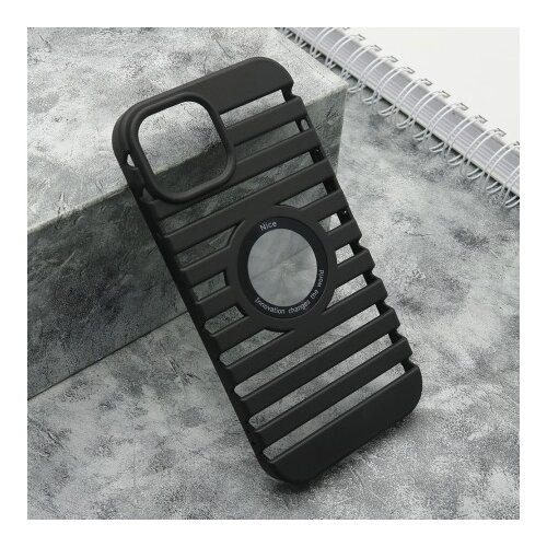  Futrola lines logo cut za iphone 15 (6.1) crna ( F116265 ) Slike