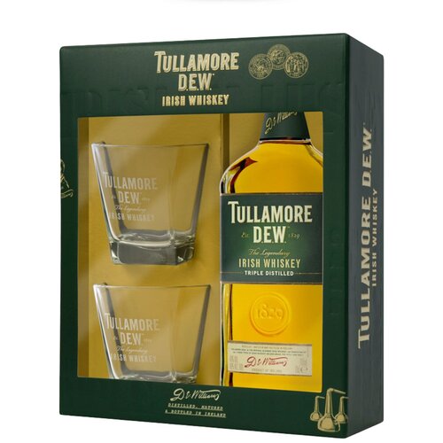 Tullamore Dew Viski glass pack 0,7l 40% Slike