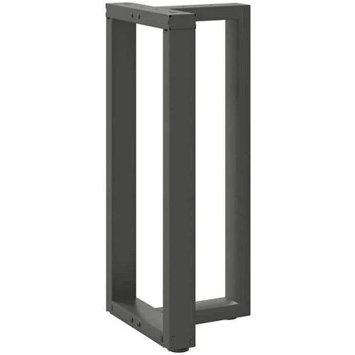  Noge barski stol T-oblika 2 kom antracit 40x35x(90-91) cm čelik Slike