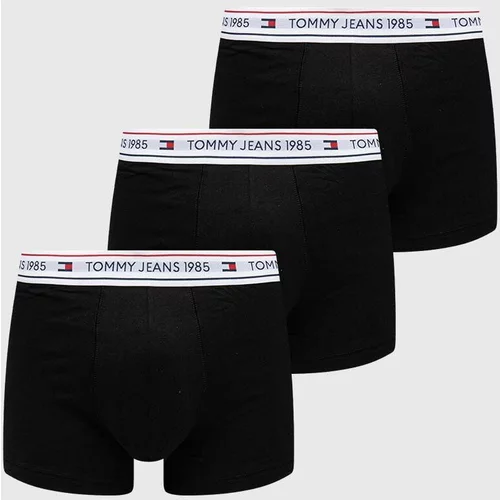 Tommy Jeans Bokserice 3-pack za muškarce, boja: crna