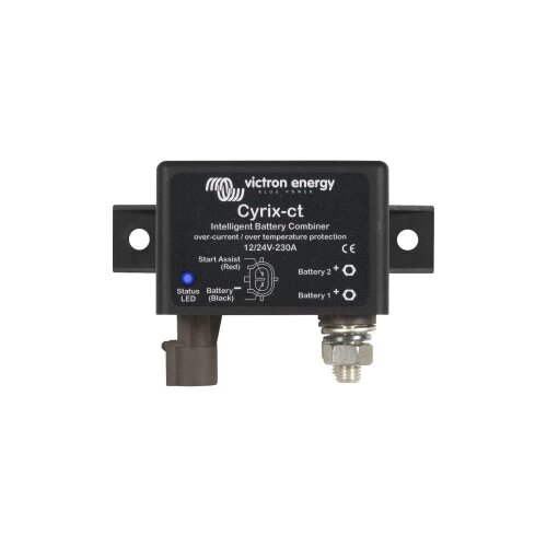Victron Energy Cyrix-ct 12/24V 230A relejni modul Nazivni napon: 12 V, 24 V Prebacivanje struje (maks.): 500 A 1 St. Cijene