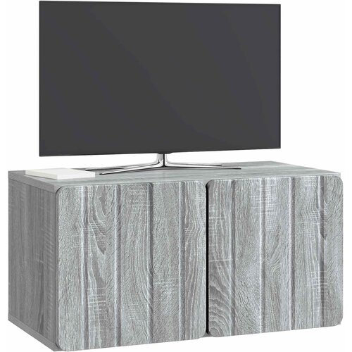  ormar za zid 59,5 x 31 x 30 cm Siva Sonoma Konstruirano drvo Slike