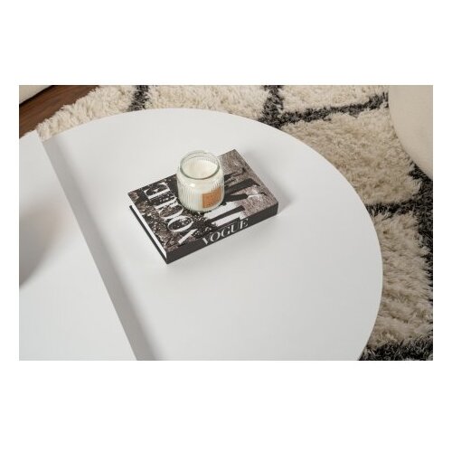 Hanah home stočić za dnevnu sobu orion - white white coffee table Slike