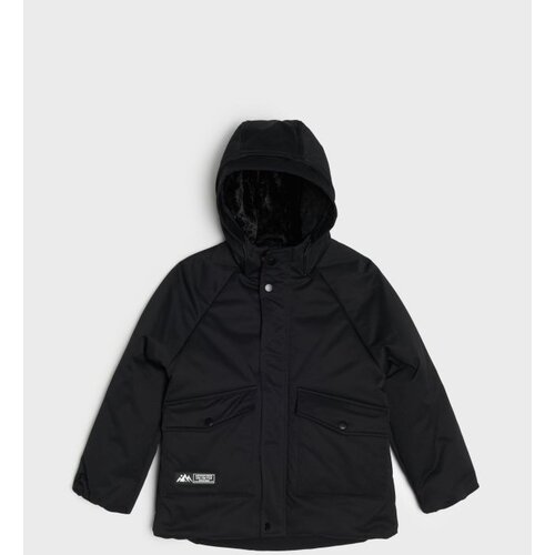 Sinsay Zimska jakna s kapuljačom i podstavom od krzna Slike