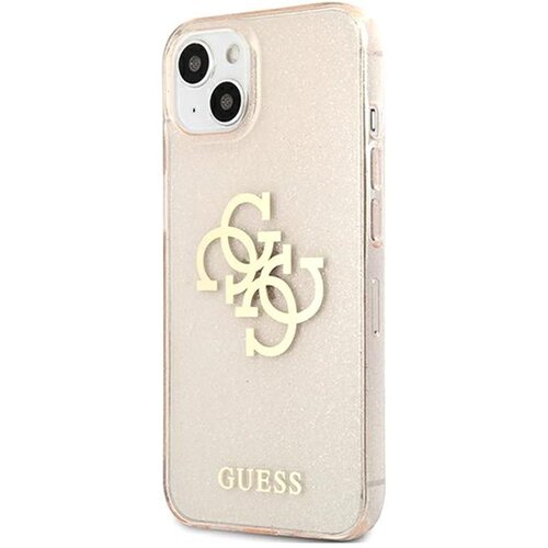 Guess Phone Case Glitter Gold 4G Logo za Iphone 13 Slike