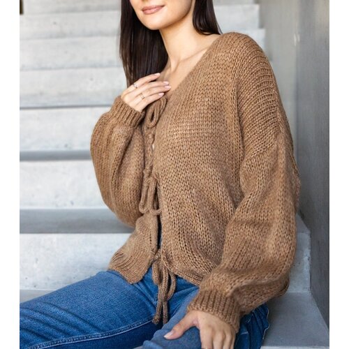 Gemre Brown tied sweater Sumaia Cijene