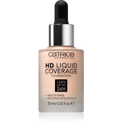 Catrice hd liquid coverage 24H dolgoobstojen tekoči puder 30 ml odtenek 002 porcelain beige Cene