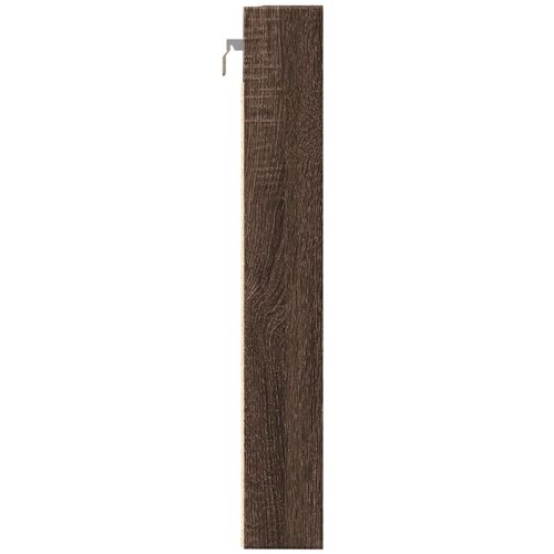  Vitrina boja smeđeg hrasta 80x8,5x58 cm od konstruiranog drva Slike