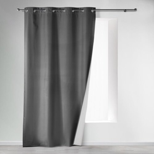 Douceur d intérieur Antracitno siva izolacijska zavesa 140x260 cm Icemount – Cene