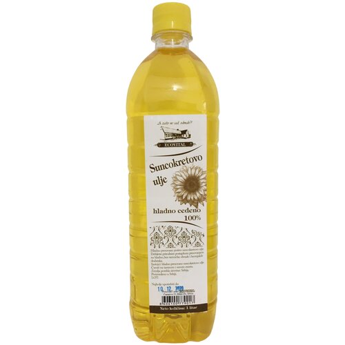 Eco Vital Hladno ceđeno ulje suncokreta Ecovital, 1l Cene