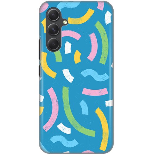  torbica silikonska print za samsung A546B galaxy A54 5G happy lines blue Cene