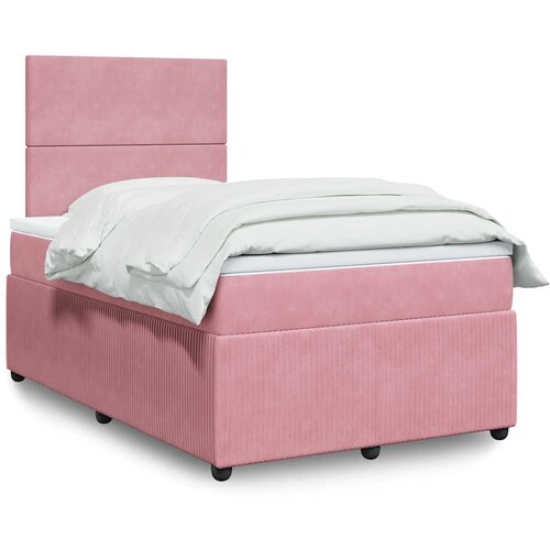 Box spring krevet s madracem ružičasti 120 x 200 cm bar&scaron;unasti Cijene