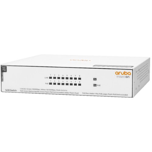 HP Switch ARUBA Instant On 1430 8G Class4 PoE 64W Cene
