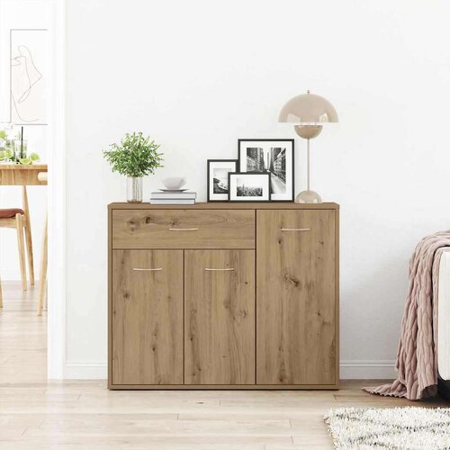 VidaXL Bivak Artisan Oak 88x30x70 cm Inženirski les Slike
