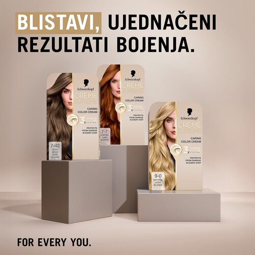 Creme Supreme 7-42 nude plava boja za kosu Cene