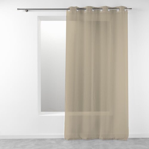 Douceur d int&amp;eacute;rieur Bež prozirna zavjesa 140x280 cm Telma &amp;ndash; Slike