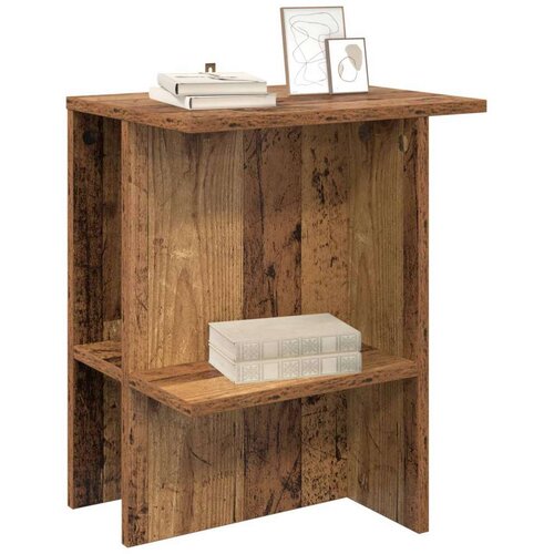  Stolić za kavu Staro drvo 40 x 30 x 49 cm Konstruirano drvo - Staro drvo 1 Slike