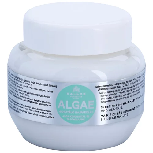 Kallos Cosmetics algae maska za okrepitev poškodovanih las 275 ml