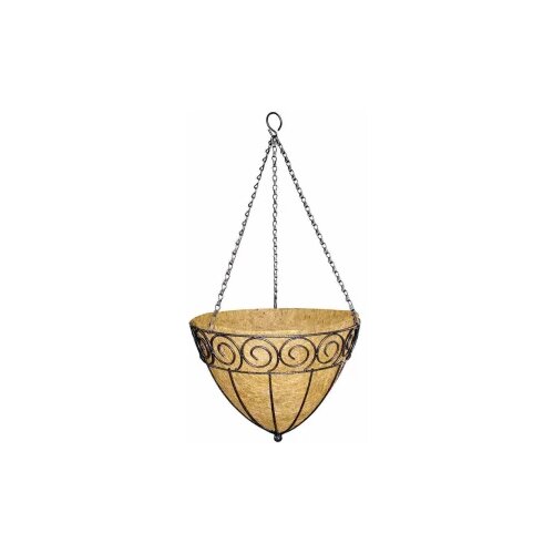 Siena Garden Cone Design J58089 viseća košara čelik, kokos crna, prirodna Cijene