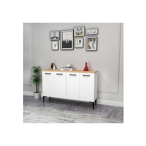 Hanah home komoda frezya sapphire oak white Slike