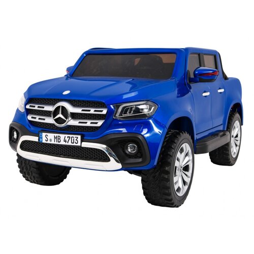  Licencirani auto na akumulator Mercedes Benz X-Class MP4  - dvosjed - plavi/lakirani Cijene