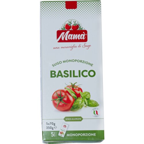 Mamà Sugo Monoporzione Basilico - enoporcijska omaka - 350 g Cene