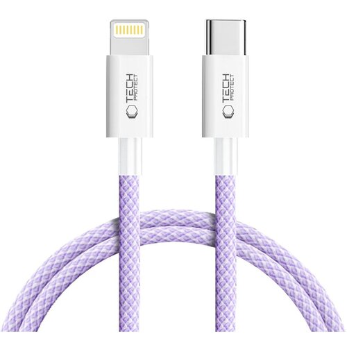 TECH-PROTECT ULTRABOOST LITE KABEL ZA LIGHTNING PD27W/3A 100CM MAUVE ZA IPHONE, (21980664) Cene