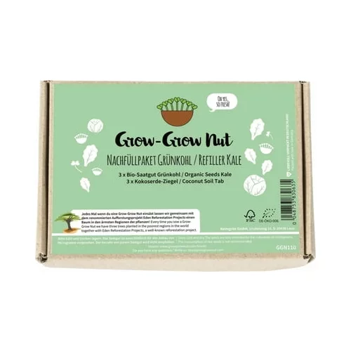 Grow-Grow Nut Ponovno pakiranje Microgreens “Ohrovt”