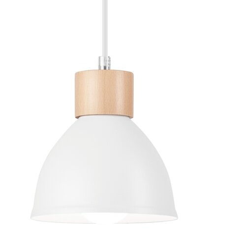  Luster na sajli NICO 1xE27/60W/230V bela Slike