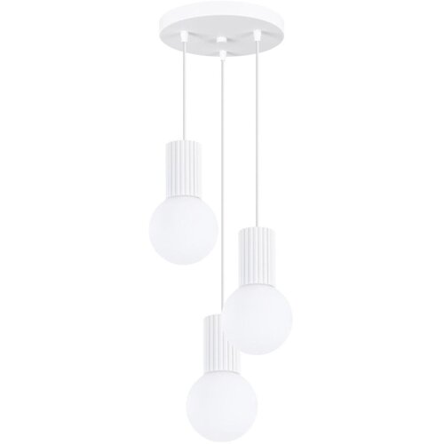 Sollux SL.1710 - visilica na sajli halo 3xG9/8W/230V &amp;oslash; 25 cm bela Slike