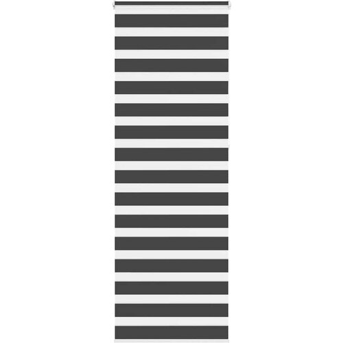 vidaXL idaXL Zebra senčilo črna 70x230 cm tkanina širina 65,9 cm poliester Cene