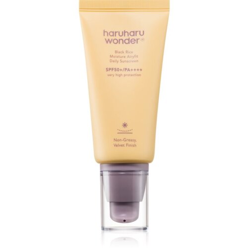Haruharu Wonder Black Rice Moisture Airyfit Daily Sunscreen SPF50+ proizvod za za&amp;scaron;titu lica od sunca za sve vrste kože 50 ml unisex Slike