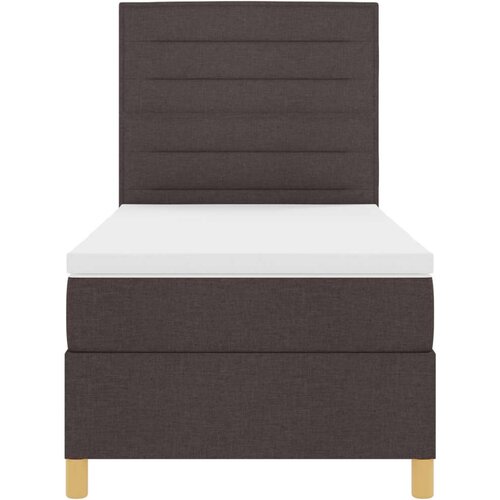 Box Spring Krevet Tamnosmeđi Drvo 100 x 200 cm Krevetni Okvir Slike