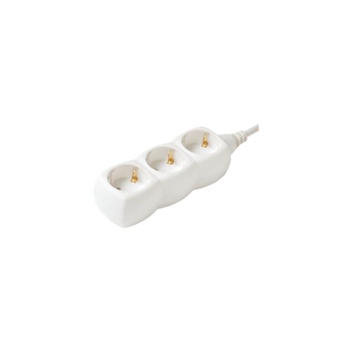 Home Produžni kabl, 3 utičnica, 1.5mm2, 3 met, beli - NV 3-3/WH/1,5 Cene