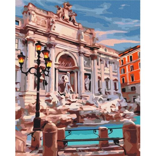  Slika za samostalno slikanje - Trevi Fountain 40x50 Slike