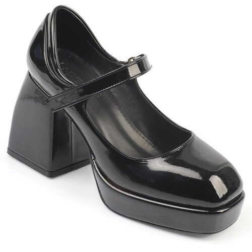 Capone Outfitters high heels - black - block Cene