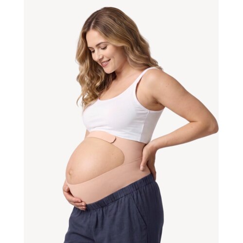Momcozy pojas za trudnice ergonest oyster pink Slike