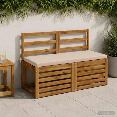  Jastučić za klupu SOEST 100% poliester Krem 120 x 50 x 5 cm - Krem 120 x 50 x 5 cm Melange Cijene