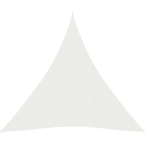 vidaXL Senčno jadro 160 g/m² belo 5x7x7 m HDPE, (20743201) Cene