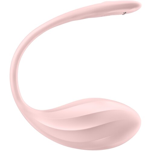 Satisfyer Ribbed Petal - radijsko vibracijsko jajce (roza) Slike