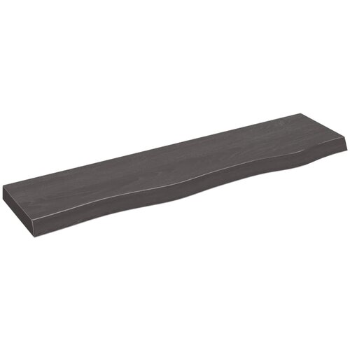 vidaXL Zidna polica tamnosiva 80x20x4 cm od obrađene hrastovine Cijene