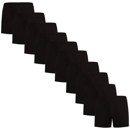 Nedeto 10PACK men's shorts black (10NDTT001)