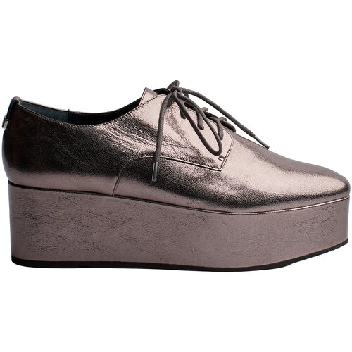 Calvin Klein Jeans Čevlji Derby E5566-GUNMETAL Srebrna Cene