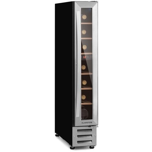 Klarstein Vinovilla 7, built-in, Uno, vgraden hladilnik za vino, steklo, nerjaveče jeklo Slike