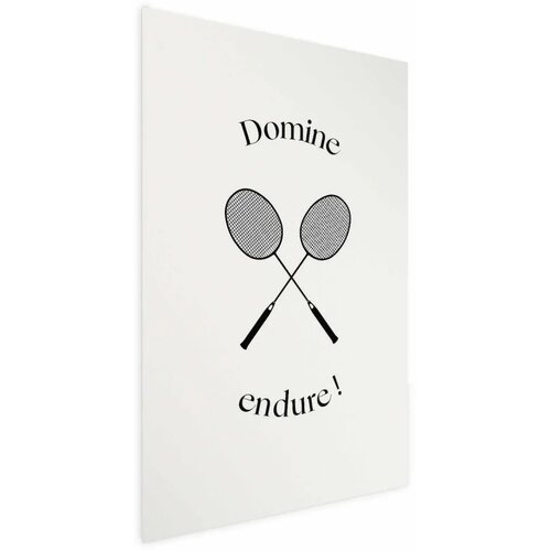  Plakat - Summer Games - Badminton Rackets on a White Background 40x60 Bez okvira Cene