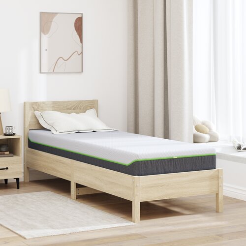 vidaXL Madraci Bijela, siva 80 x 200 cm 100% poliester žakard tkanina Cijene